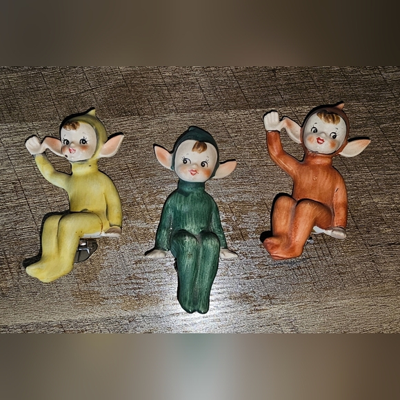 Lefton Other - Lefton Clip On Elves/Pixies
